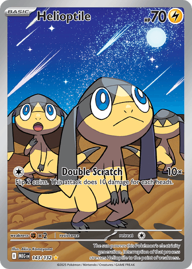 Carta Helioptile 143/132 do set Mega Evolution — Pokémon TCG | Bynx