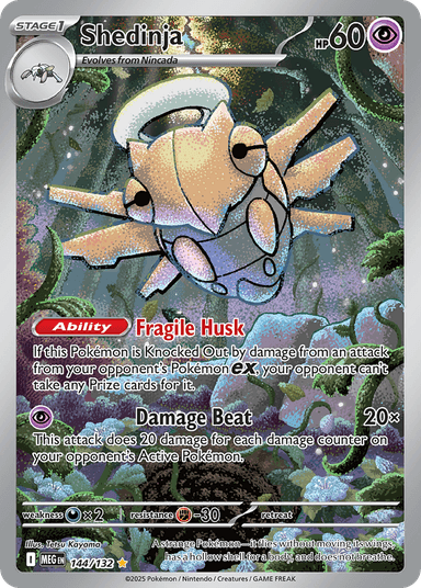 Carta Shedinja 144/132 do set Mega Evolution — Pokémon TCG | Bynx