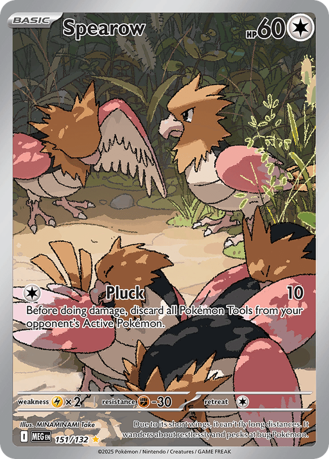 Carta Spearow 151/132 do set Mega Evolution — Pokémon TCG | Bynx