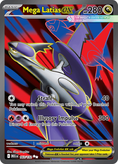 Carta Mega Latias ex 163/132 do set Mega Evolution — Pokémon TCG | Bynx