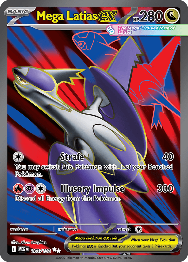 Carta Mega Latias ex 163/132 do set Mega Evolution — Pokémon TCG | Bynx