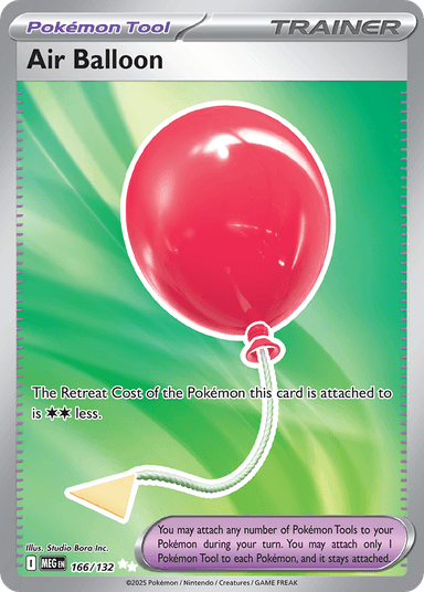 Carta Air Balloon 166/132 do set Mega Evolution — Pokémon TCG | Bynx