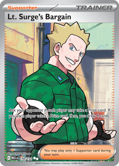 Lt. Surge's Bargain 170/132 — Megaevolução
