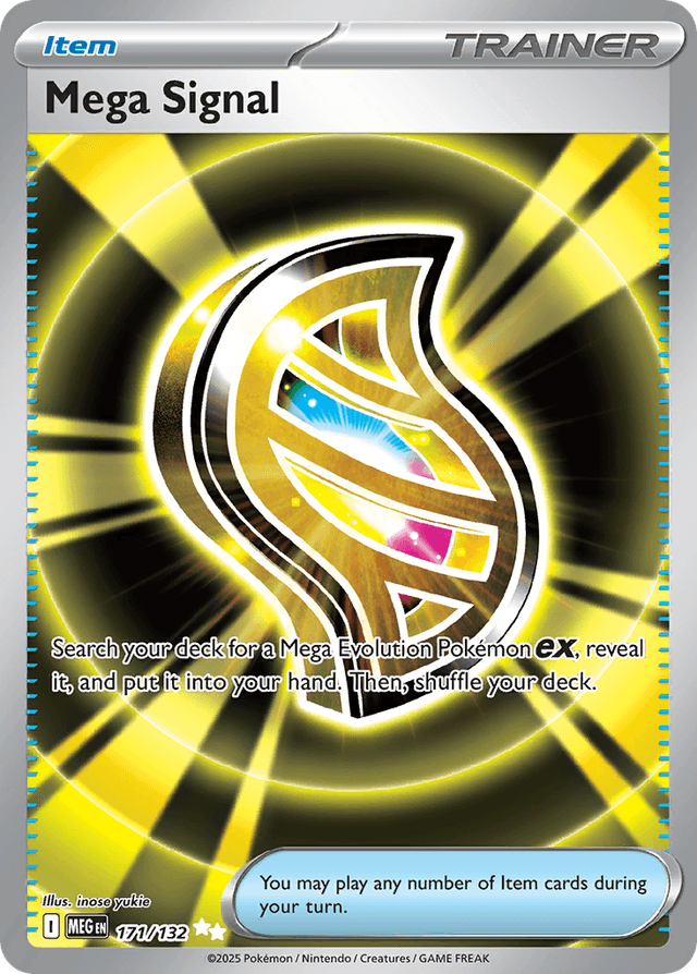 Carta Mega Signal 171/132 do set Mega Evolution — Pokémon TCG | Bynx