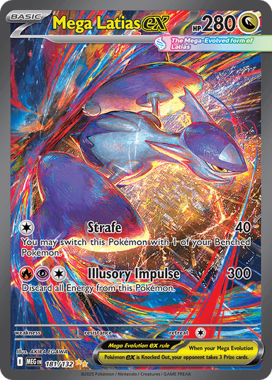 Carta Mega Latias ex 181/132 do set Mega Evolution — Pokémon TCG | Bynx