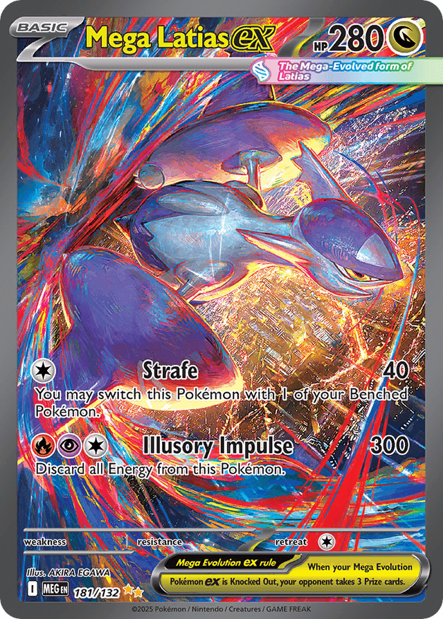 Carta Mega Latias ex 181/132 do set Mega Evolution — Pokémon TCG | Bynx