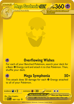 Mega Gardevoir ex 187 — Mega Evolution