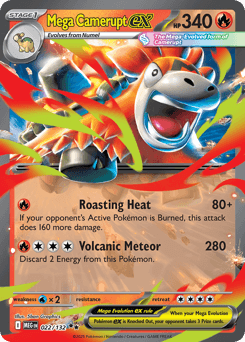 Mega Camerupt ex 22/132 — Megaevolução