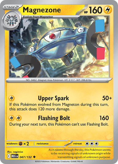 Carta Magnezone 47/132 do set Mega Evolution — Pokémon TCG | Bynx