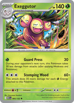 Exeggutor 5/132 — Megaevolução