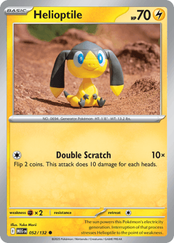 Helioptile 52 — Mega Evolution