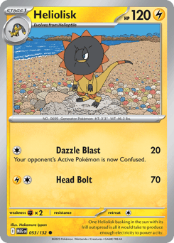 Heliolisk 53 — Mega Evolution