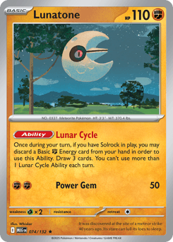 Lunatone 74 — Mega Evolution