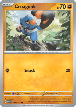 Croagunk 78/132 — Megaevolução