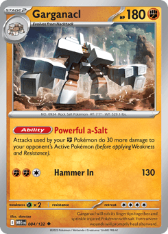 Garganacl 84 — Mega Evolution