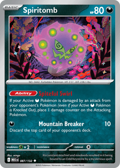 Spiritomb 87 — Mega Evolution