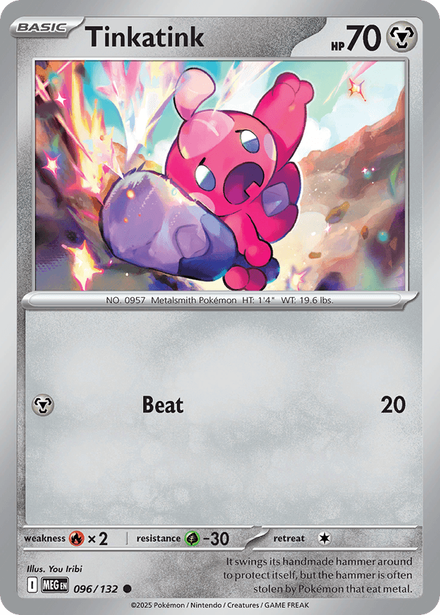 Carta Tinkatink 96/132 do set Mega Evolution — Pokémon TCG | Bynx