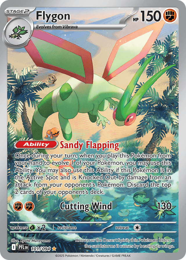 Carta Flygon 101/94 do set Phantasmal Flames — Pokémon TCG | Bynx