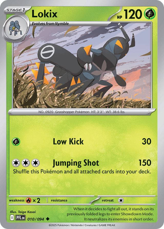 Carta Lokix 10/94 do set Phantasmal Flames — Pokémon TCG | Bynx