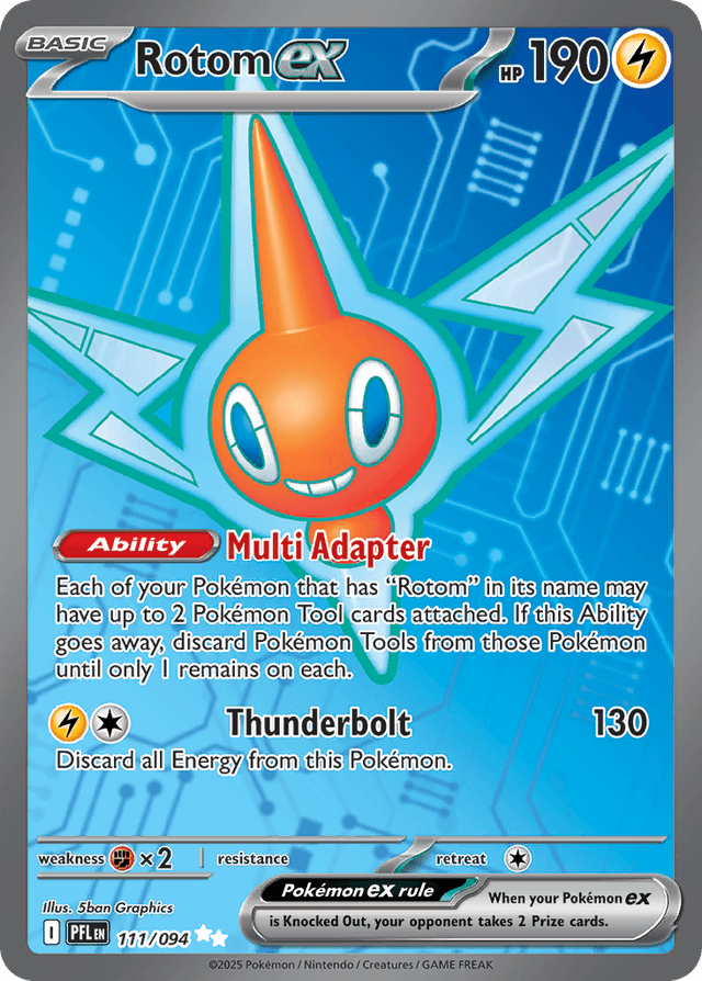 Carta Rotom ex 111/94 do set Phantasmal Flames — Pokémon TCG | Bynx