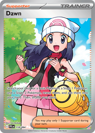 Carta Dawn 118/94 do set Phantasmal Flames — Pokémon TCG | Bynx