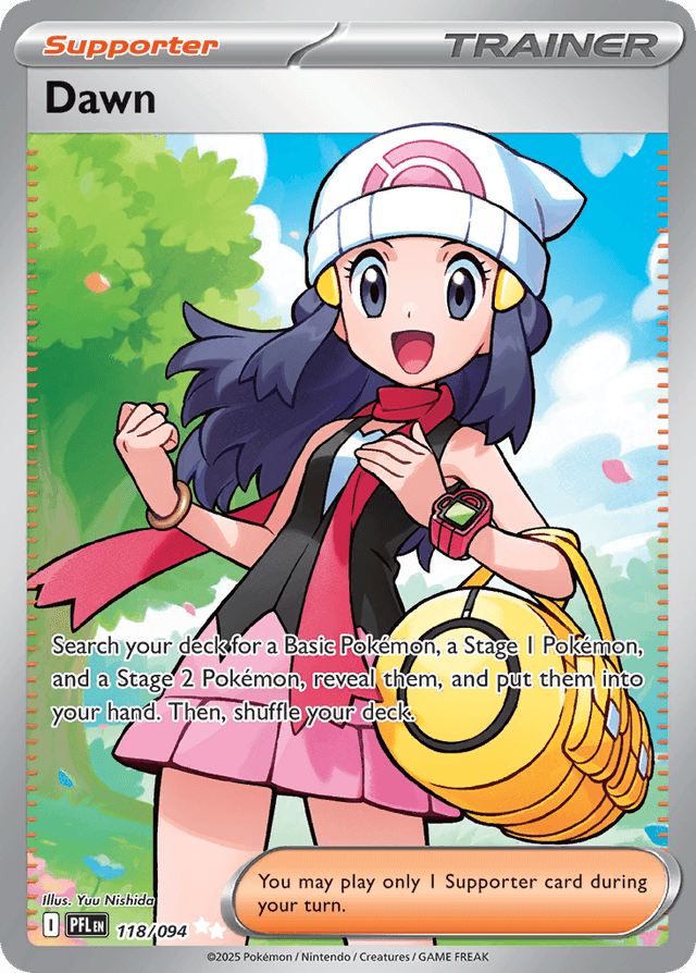 Carta Dawn 118/94 do set Phantasmal Flames — Pokémon TCG | Bynx