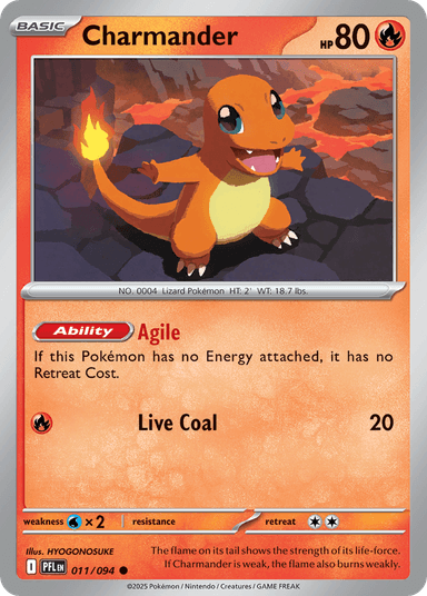 Carta Charmander 11/94 do set Phantasmal Flames — Pokémon TCG | Bynx