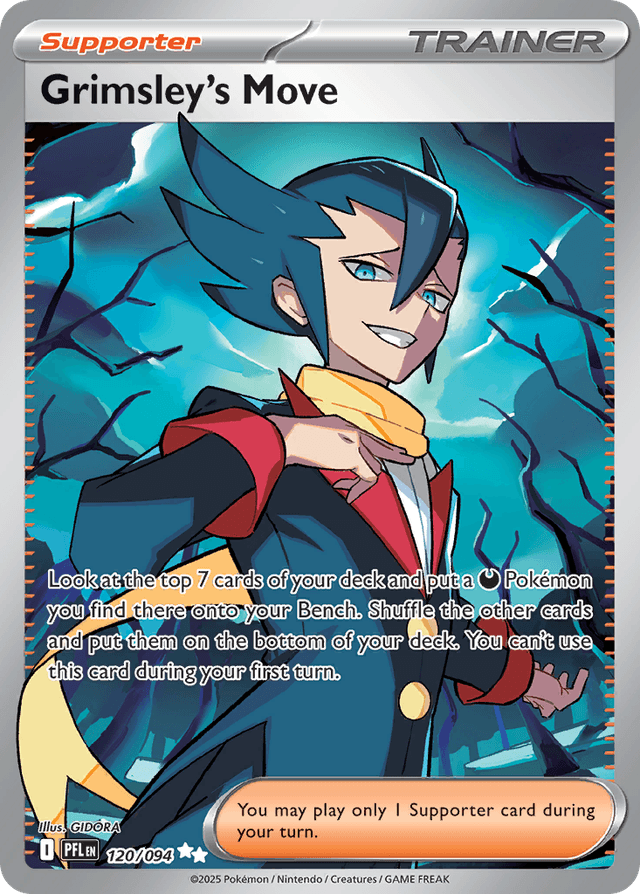Carta Grimsley's Move 120/94 do set Phantasmal Flames — Pokémon TCG | Bynx