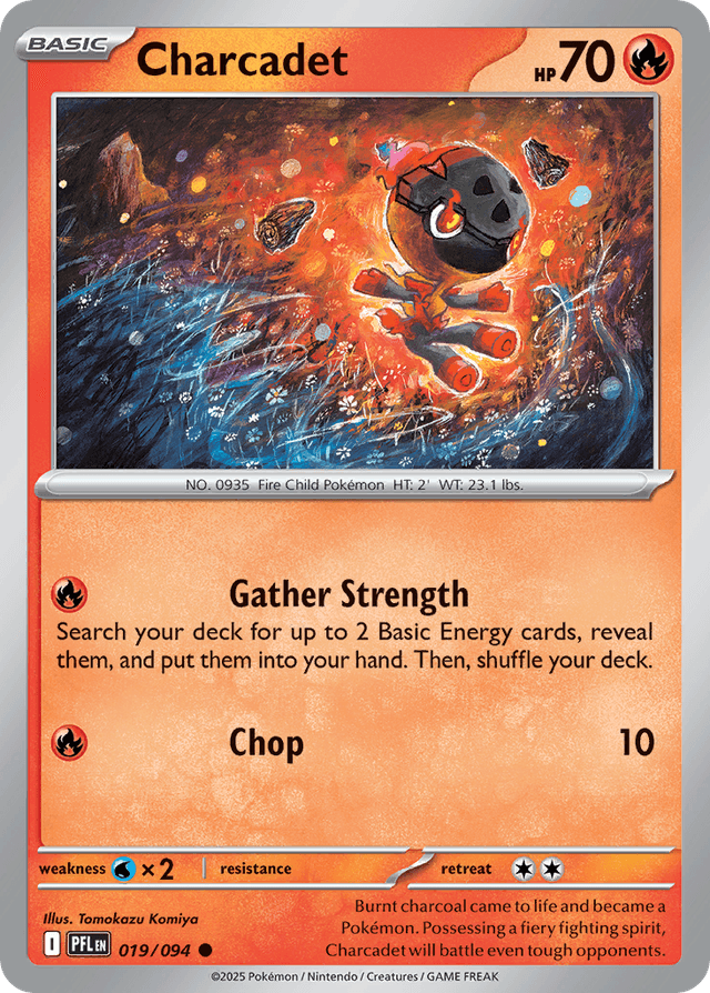 Carta Charcadet 19/94 do set Phantasmal Flames — Pokémon TCG | Bynx