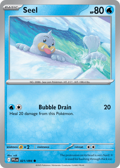 Carta Seel 21/94 do set Phantasmal Flames — Pokémon TCG | Bynx
