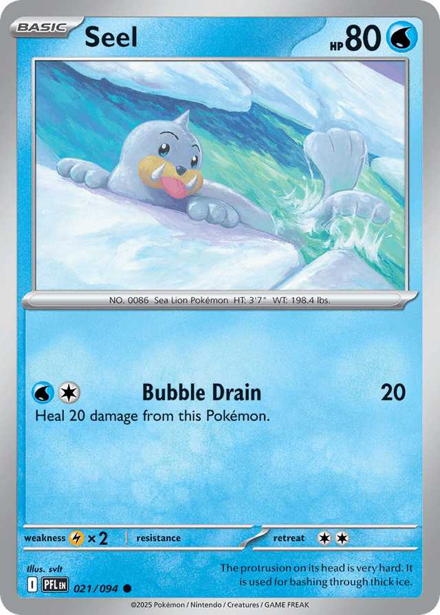 Carta Seel 21/94 do set Phantasmal Flames — Pokémon TCG | Bynx