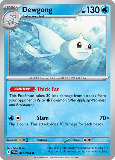 Carta Dewgong 22/94 do set Phantasmal Flames — Pokémon TCG | Bynx