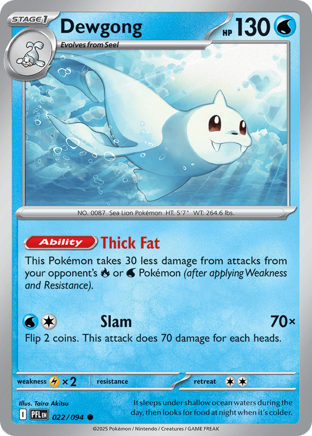 Carta Dewgong 22/94 do set Phantasmal Flames — Pokémon TCG | Bynx
