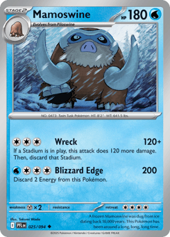 Mamoswine 25 — Phantasmal Flames