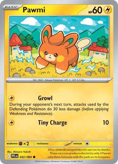 Carta Pawmi 32/94 do set Phantasmal Flames — Pokémon TCG | Bynx