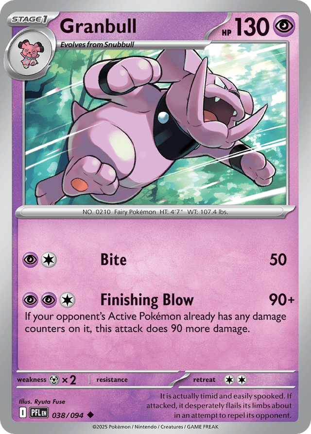 Carta Granbull 38/94 do set Phantasmal Flames — Pokémon TCG | Bynx