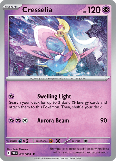 Carta Cresselia 39/94 do set Phantasmal Flames — Pokémon TCG | Bynx