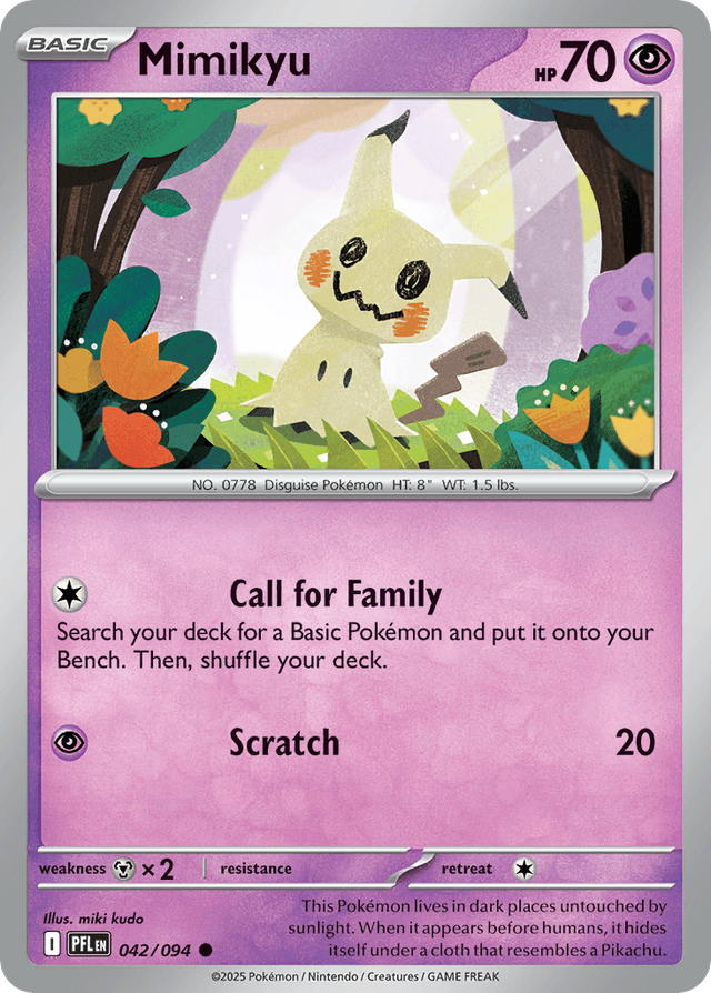Carta Mimikyu 42/94 do set Phantasmal Flames — Pokémon TCG | Bynx