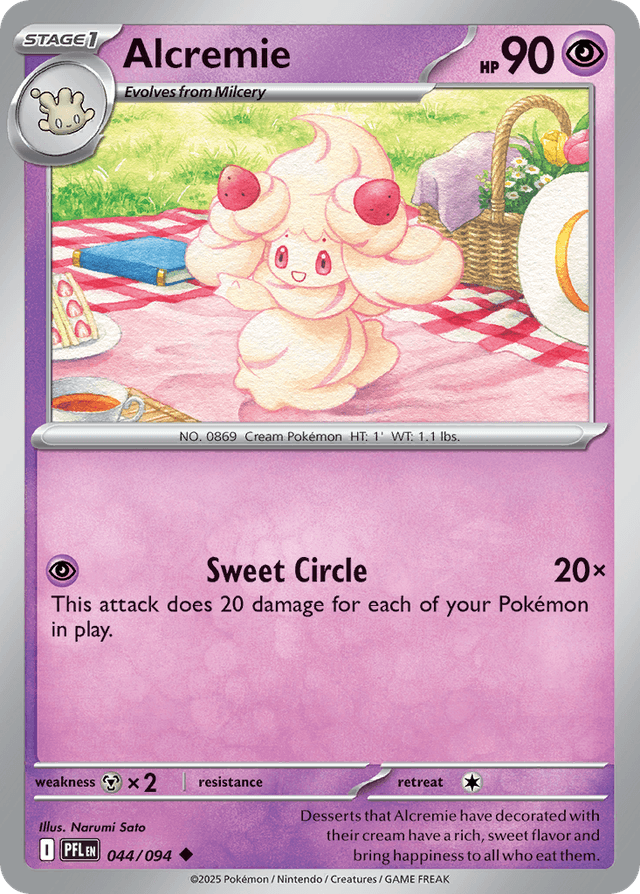 Carta Alcremie 44/94 do set Phantasmal Flames — Pokémon TCG | Bynx