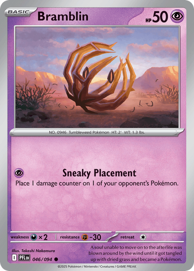Carta Bramblin 46/94 do set Phantasmal Flames — Pokémon TCG | Bynx