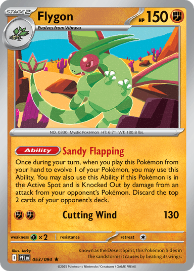 Carta Flygon 53/94 do set Phantasmal Flames — Pokémon TCG | Bynx
