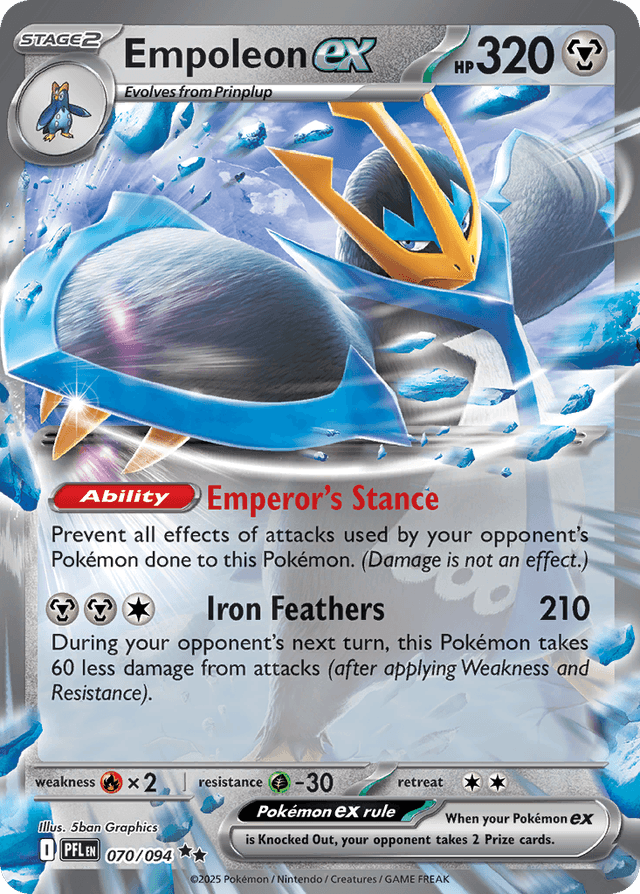 Carta Empoleon ex 70/94 do set Phantasmal Flames — Pokémon TCG | Bynx