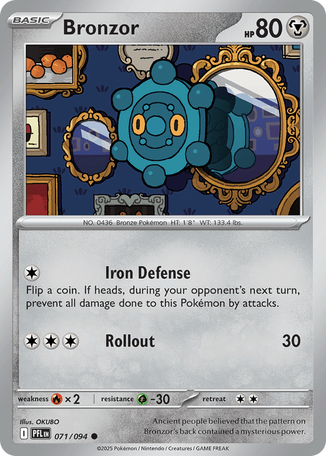 Carta Bronzor 71/94 do set Phantasmal Flames — Pokémon TCG | Bynx