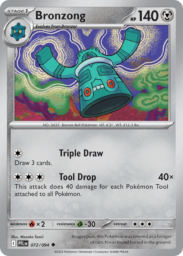 Carta Bronzong 72/94 do set Phantasmal Flames — Pokémon TCG | Bynx