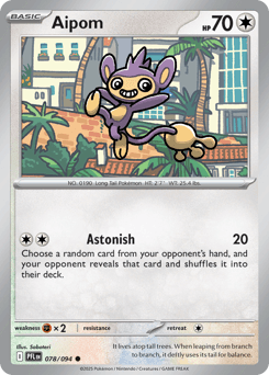 Aipom 78/94 — Fogo Fantasmagórico