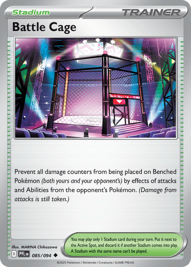 Carta Battle Cage 85/94 do set Phantasmal Flames — Pokémon TCG | Bynx