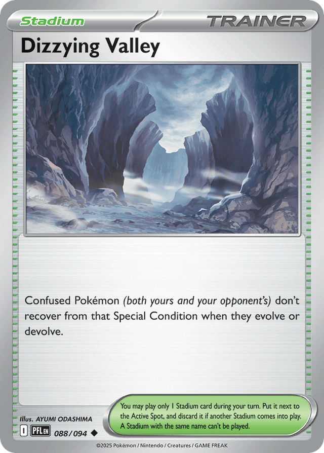 Carta Dizzying Valley 88/94 do set Phantasmal Flames — Pokémon TCG | Bynx