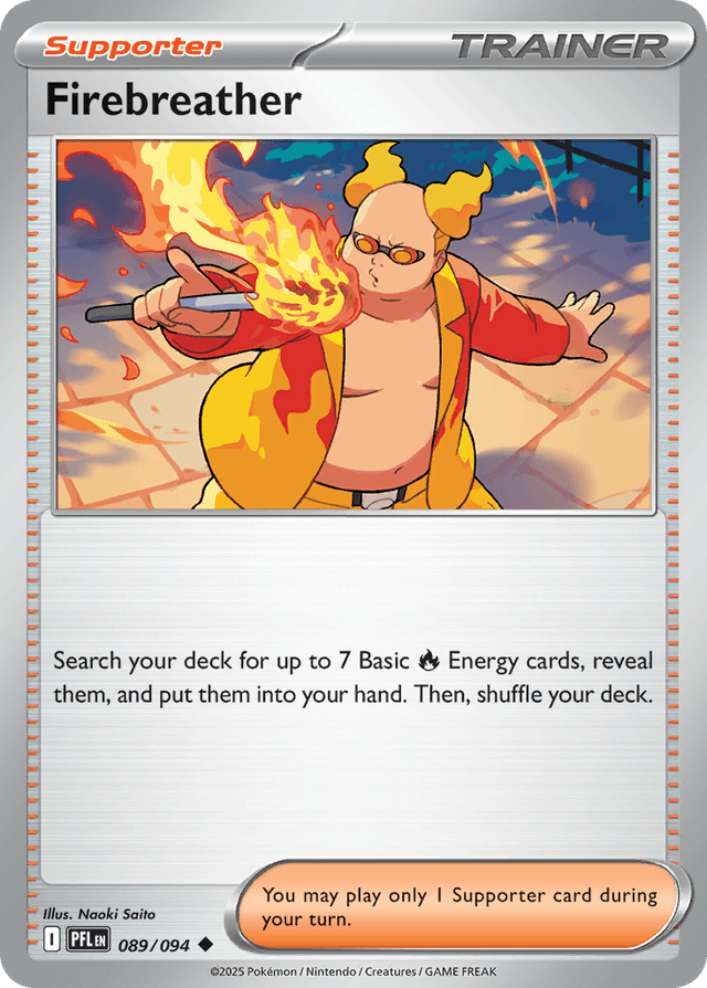 Carta Firebreather 89/94 do set Phantasmal Flames — Pokémon TCG | Bynx