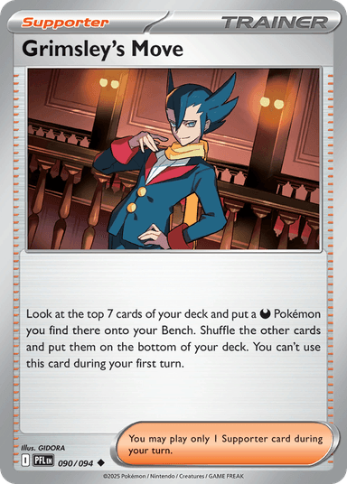 Carta Grimsley's Move 90/94 do set Phantasmal Flames — Pokémon TCG | Bynx