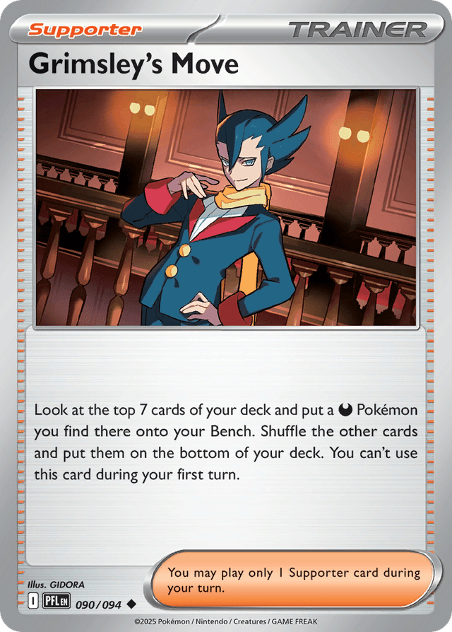 Carta Grimsley's Move 90/94 do set Phantasmal Flames — Pokémon TCG | Bynx